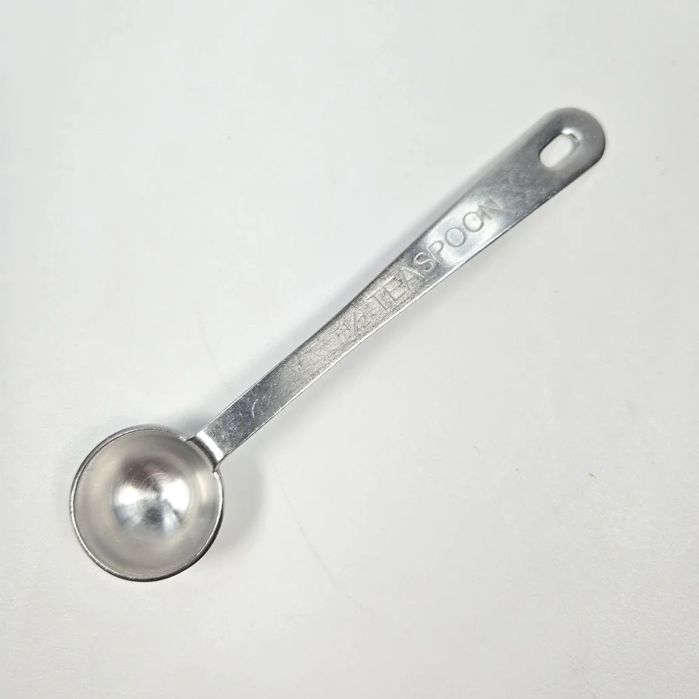 AMCO 1/2 Teaspoon Measuring Spoon‎ 18/8 Stainless Steel Rustproof Silver